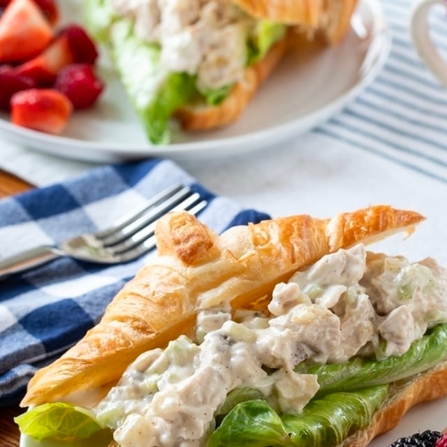 Chicken Salad Croissant.