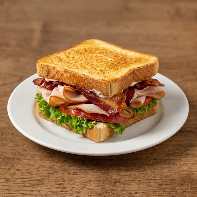 Turkey Club Sandwich.